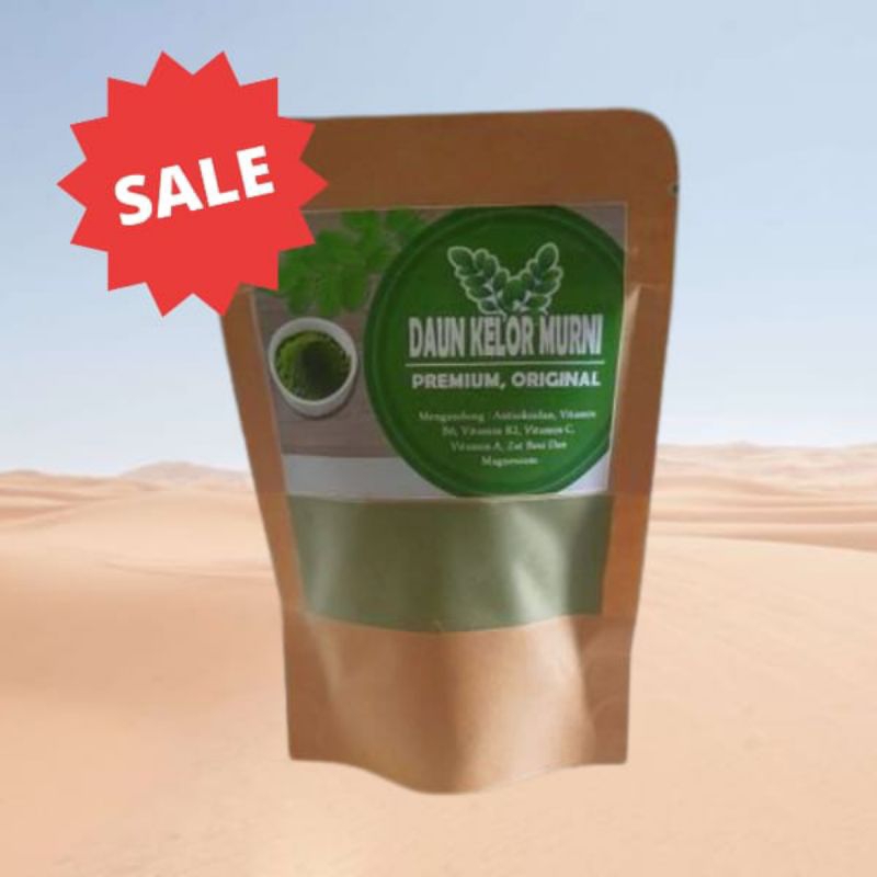

ORIGINAL, 100gr Daun Kelor Bubuk / Ground Moringa / Rempah / 100% Premium Quality