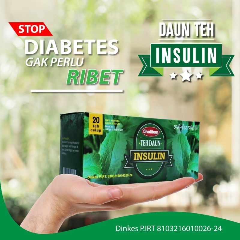 

Teh Celup Daun Insulin Gholiban