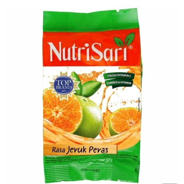 

NutriSari Jeruk Peras 5 x 14 gr