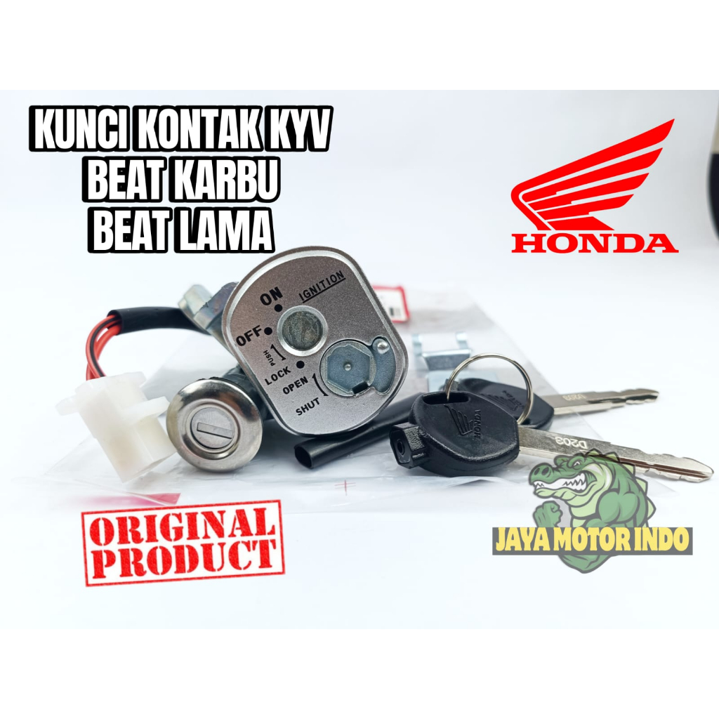 KUNCI KONTAK ASLI SET + KUNCI JOK BEAT LAMA BEAT KARBU KVY