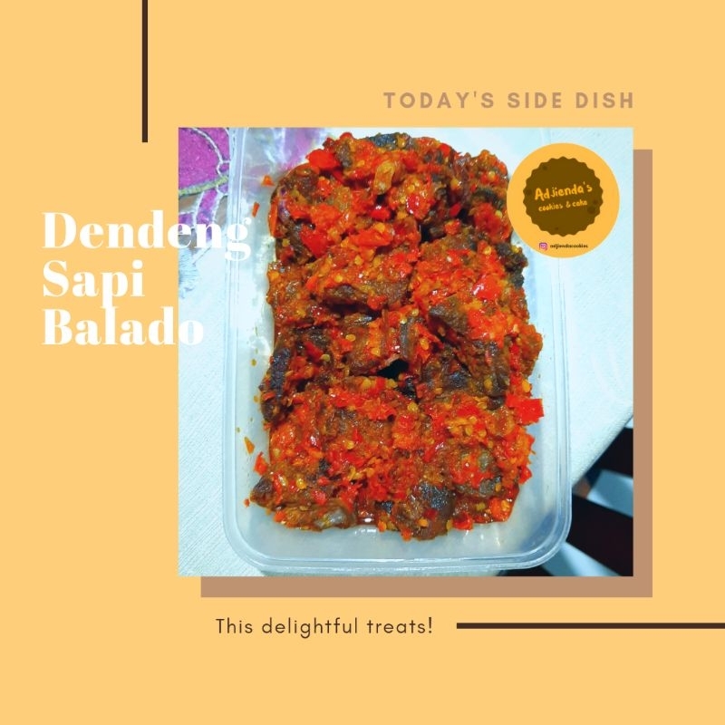 

Dendeng Sapi Balado 125gr - Dendeng Balado Halal - Lauk Cepat Saji