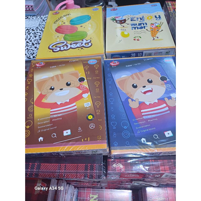 

1 pak BUKU TULIS SIDU 38 LEMBAR [ISI 10PCS BUKU TULIS] SIDU