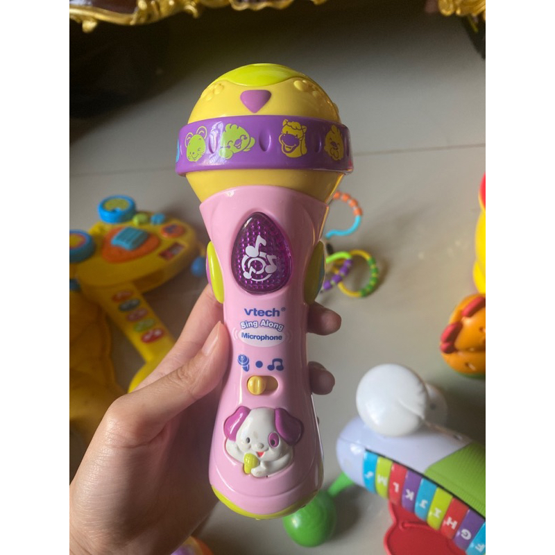 mainan anak  v tech dan drum