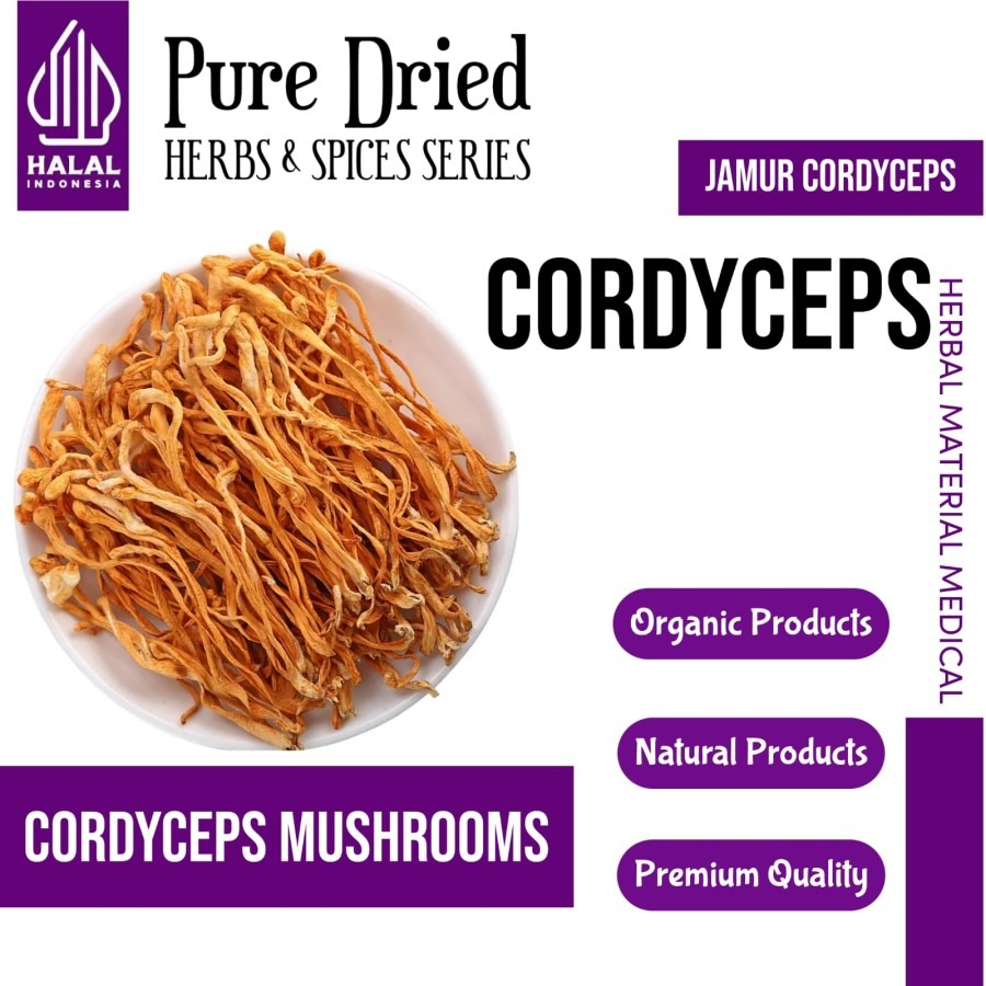

ELIF TEA Cordyceps Mushroom Flower Premium Quality (Pure 100% Organic)