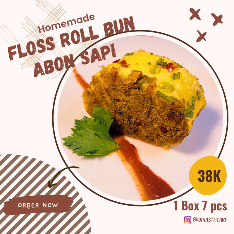 

FLOSS ROLL BUN ABON SAPI