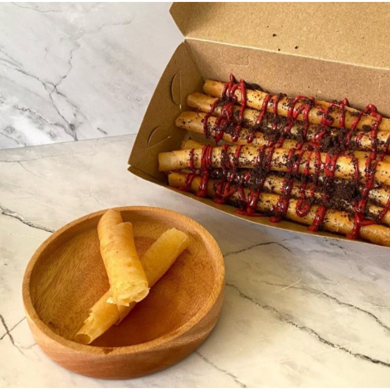 

CRUNCHY CHESE ROLL - CHESEE STICK ( KEJU AROMA ) FROZEN (BELUM MATANG)