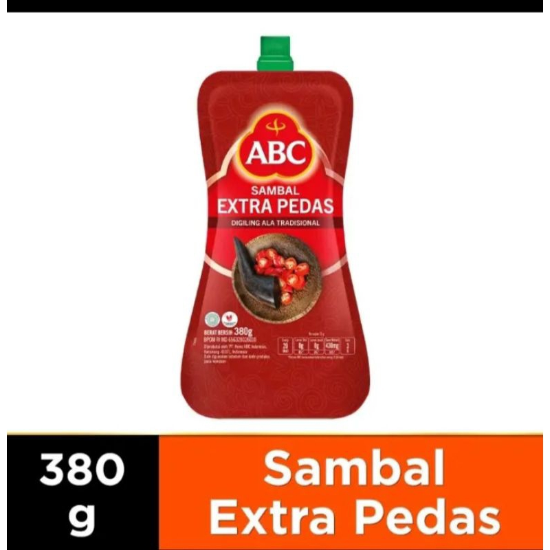 

ABC Sambal ekstra pedas 380gr