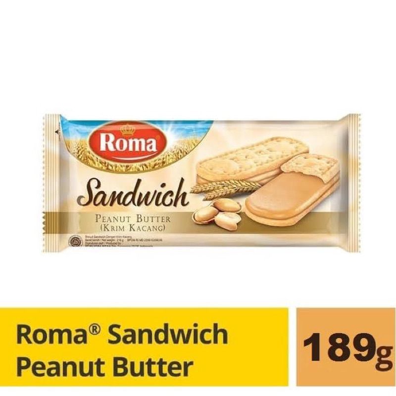 

ROMA Sandwich Peanut Butter 189 Gram