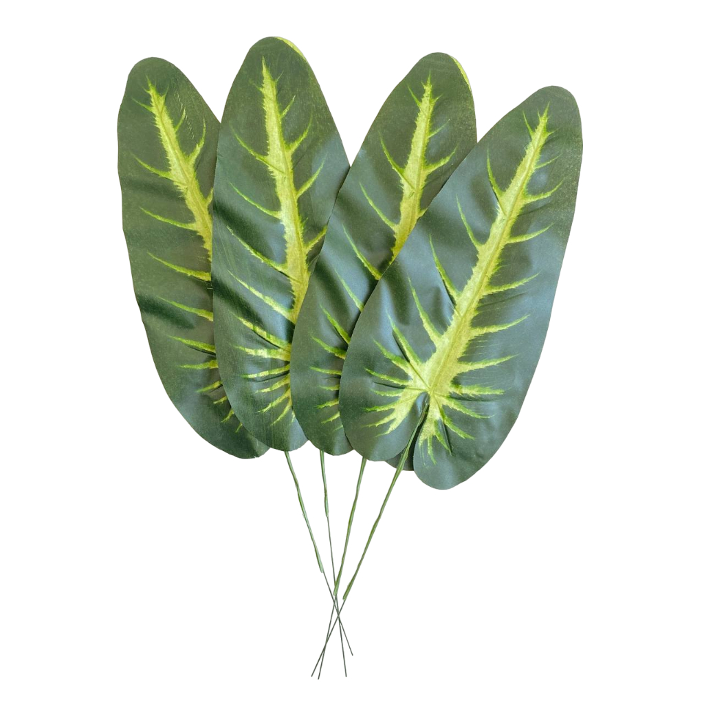 Varian Daun Tropical - Daun Gajah - Tanaman Daun Hias Plastik - Dekorasi Kamar Tidur