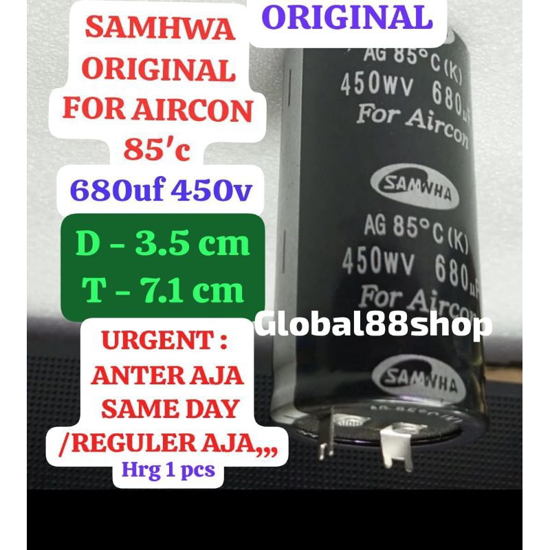 ELCO ECO EKO 680uf/450v 680uf 450v 680 uf 450v SAMHWA ORIGINAL