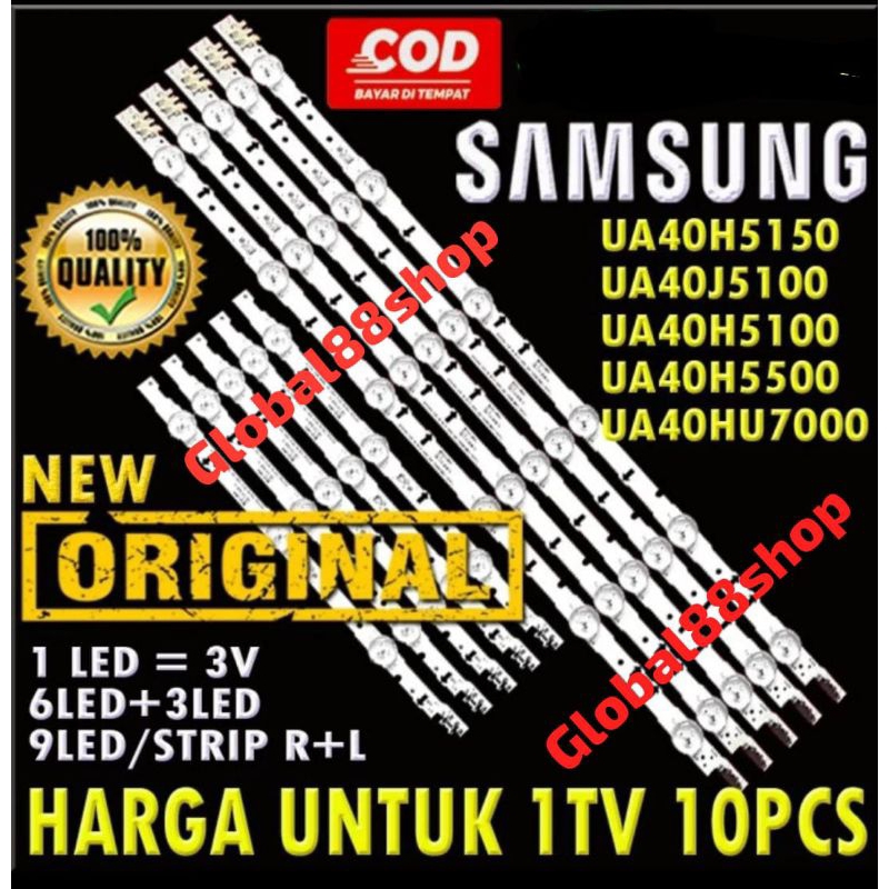 BACKLIGHT TV SAMSUNG 40 INC UA40H5150ARXX UA40H5150AR UA40J5100AK UA40J5100 UA40H5100AW