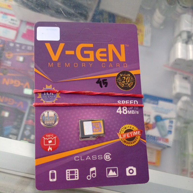 MMC memory card vgen 4gb
