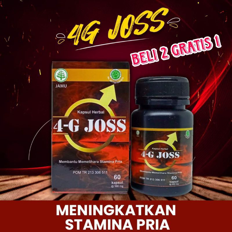 4G JOSS herbal ORIGINAL 60 kapsul beli 2 gratis 1