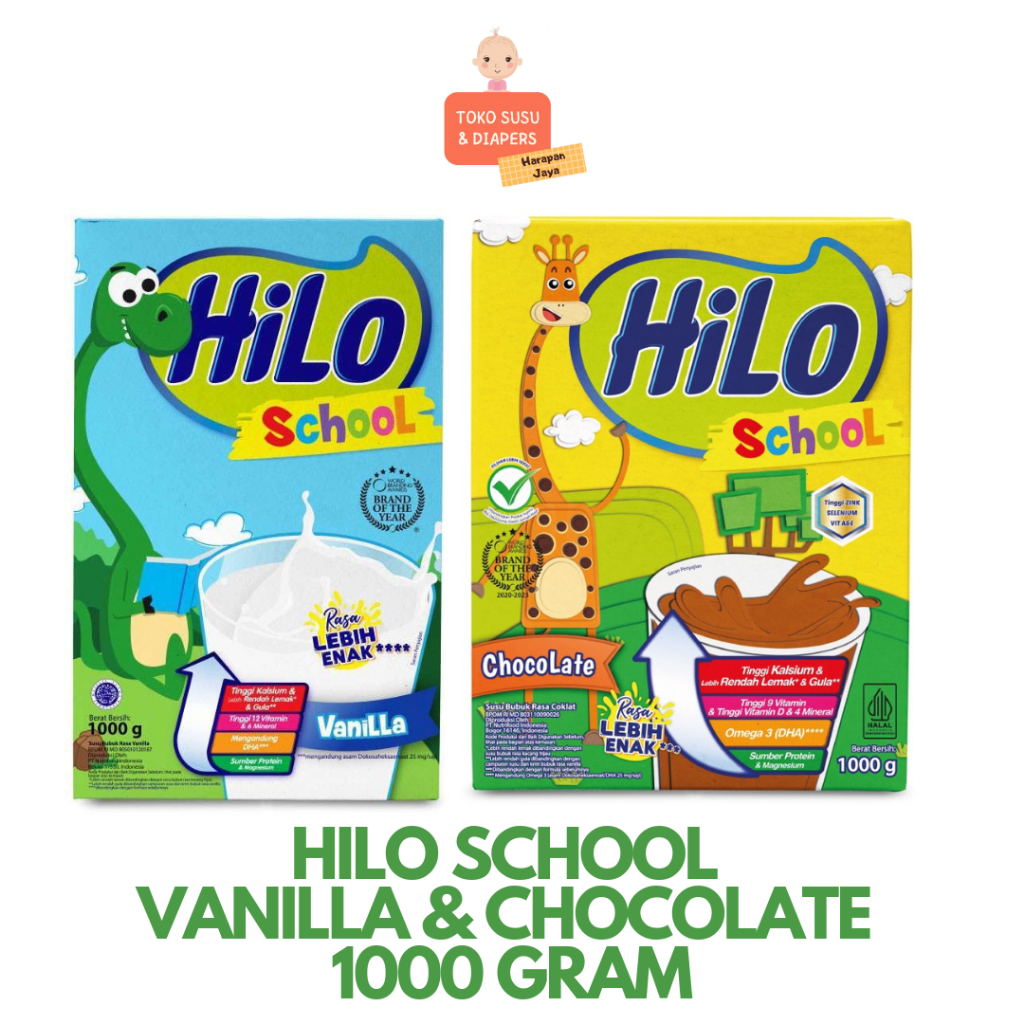 

HILO SCHOOL VANILLA & CHOCOLATE 1000 GRAM