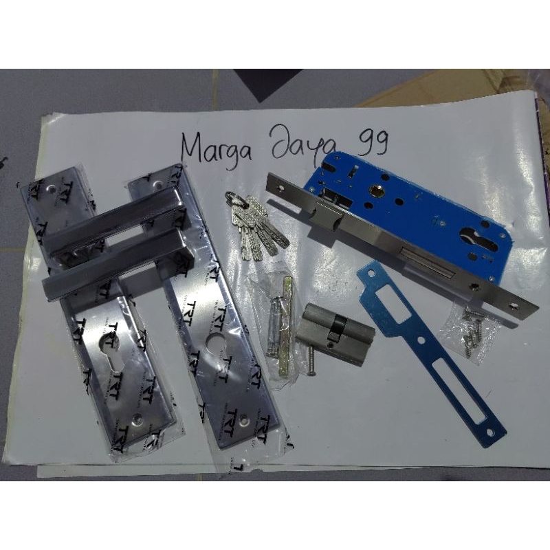 Kunci Pintu Besar Trontone T92 NP / Handle Pintu 25 cm Bellucci