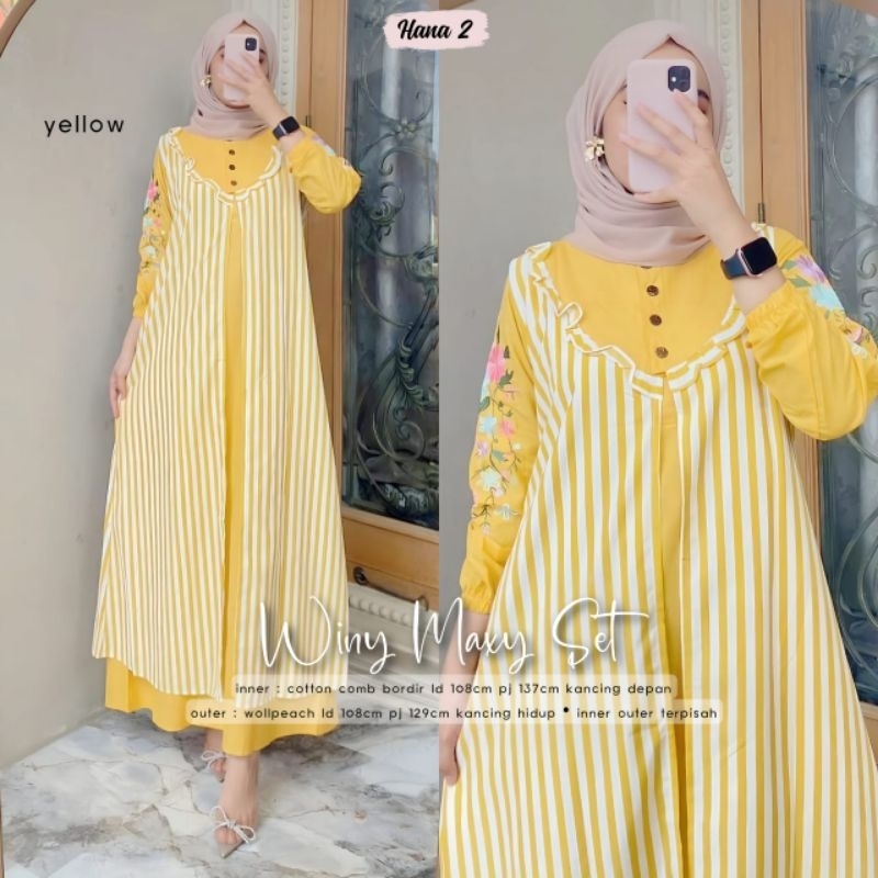 WINY MAXI / DRES POLOS KATUN PREMIUM ORI HANA