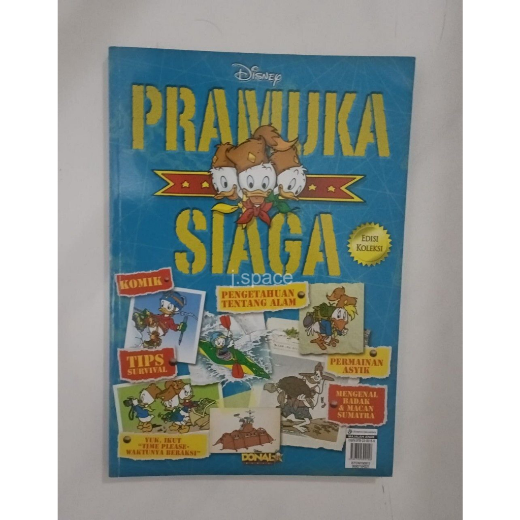 DONAL BEBEK & KWIK KWEK KWAK : PRAMUKA SIAGA [buku komik edisi lama/bekas]