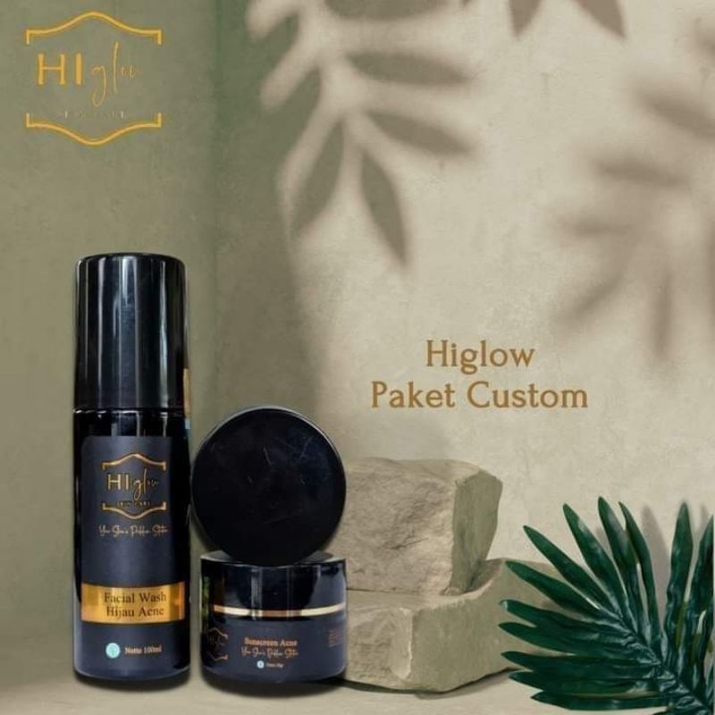 Hi Glow Skincare paket custom / Hi Glow Skincare isi 3 / Hi Glow Skincare paket ac1 / hi glow Skinca