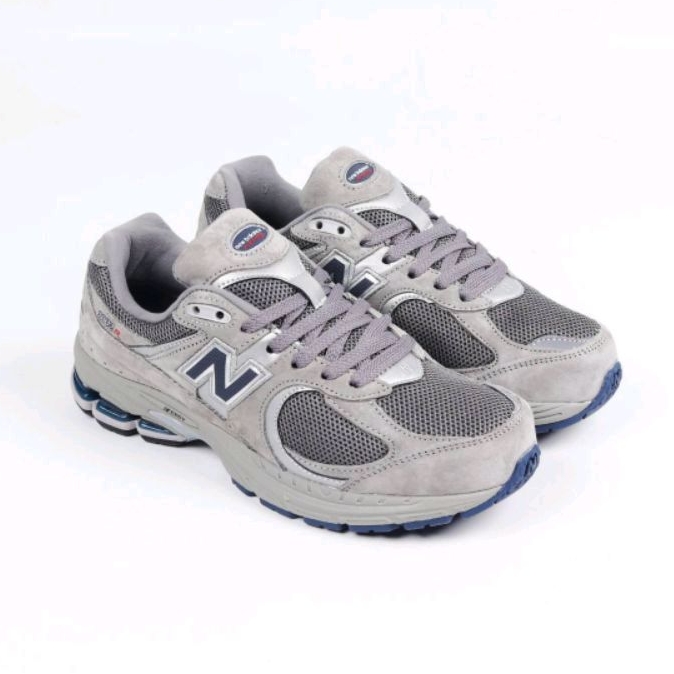 Sepatu Pria Nb 2002RA Light Grey Sneakers Premium import