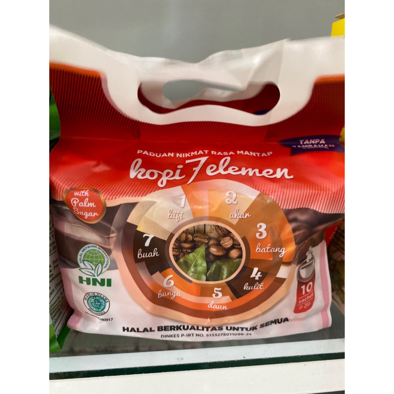 

Kopi 7 elemen HNI tanpa tambahan perisa