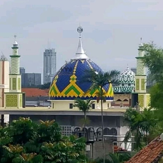 KUBAH MASJID MODEL PANEL DIAMETER 630CM