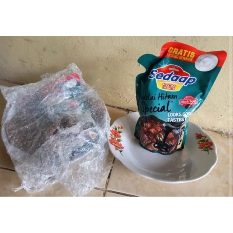 

kecap sedaap 520ml gratis piring keramik