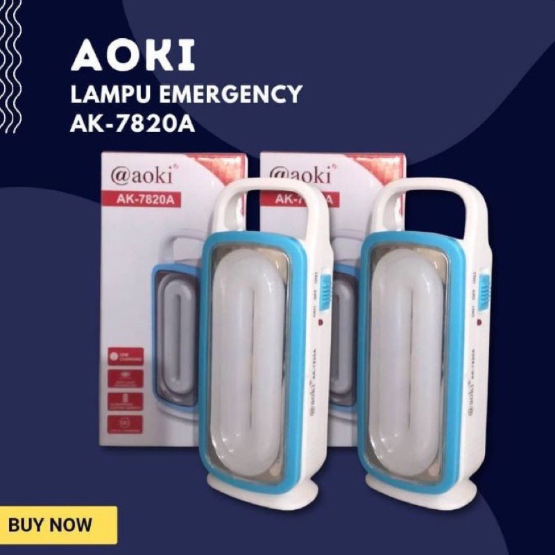 Lampu EMERGENCY AOKI AK-7820A ORIGINAL - Lampu Darurat AOKI 7802A