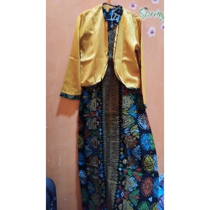 dress batik set outer outer