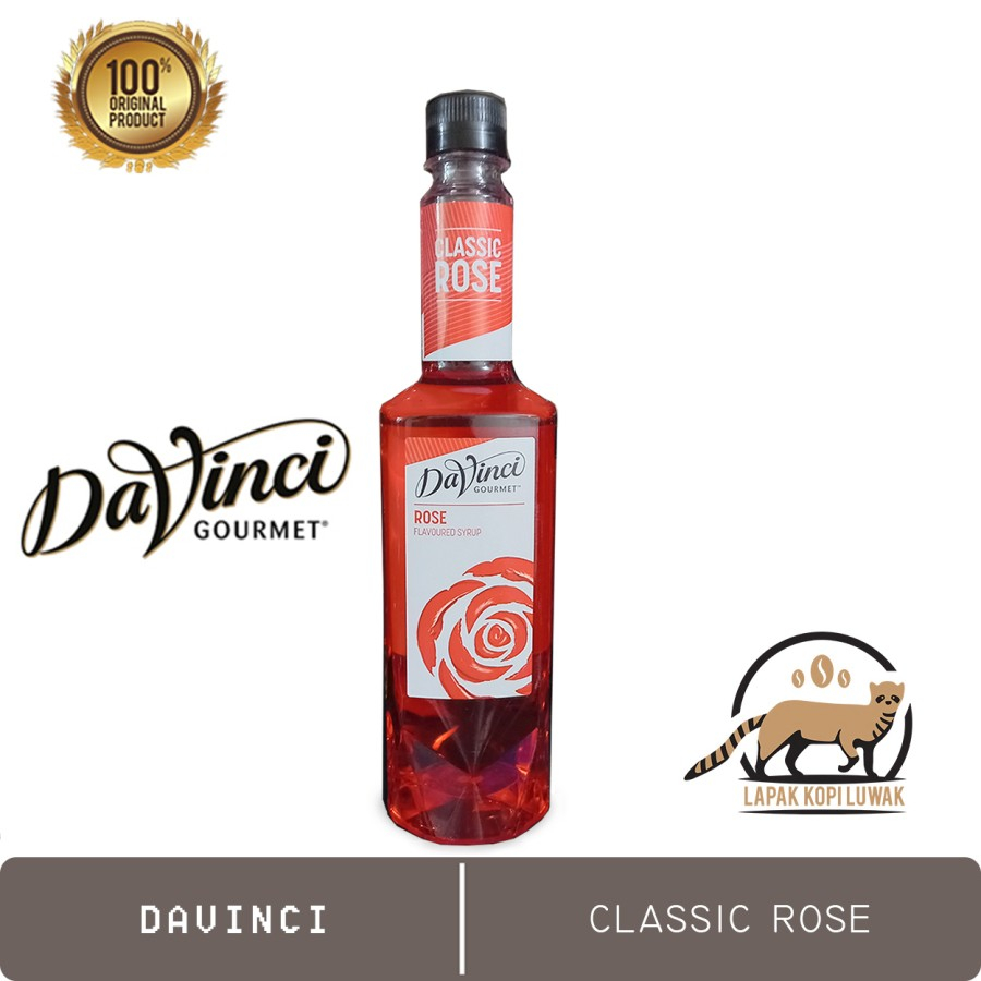 

Rose Syrup Merk Davinci