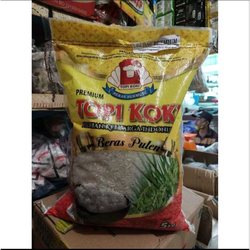 

BERAS TOPI KOKI / BERAS SELANCAR/ BERAS NEMO / BERAS PATIN / BERAS RAJA ULTIMA/ BERAS RAJA BIRU5KG BISA INSTAN