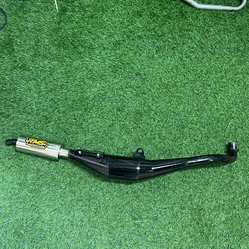 knalpot fiz r black coating RMS MUFFLER ORIGINAL suara garing
