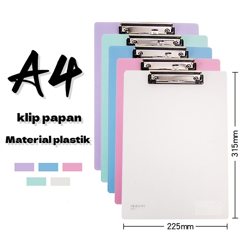 

Folder A4 Writer Pad Penyimpanan Folder Multifungsi Plastik Kantor File Folder