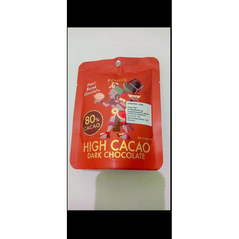 

Benns cocoa dark chocolate 40gr coklat asli malaysia
