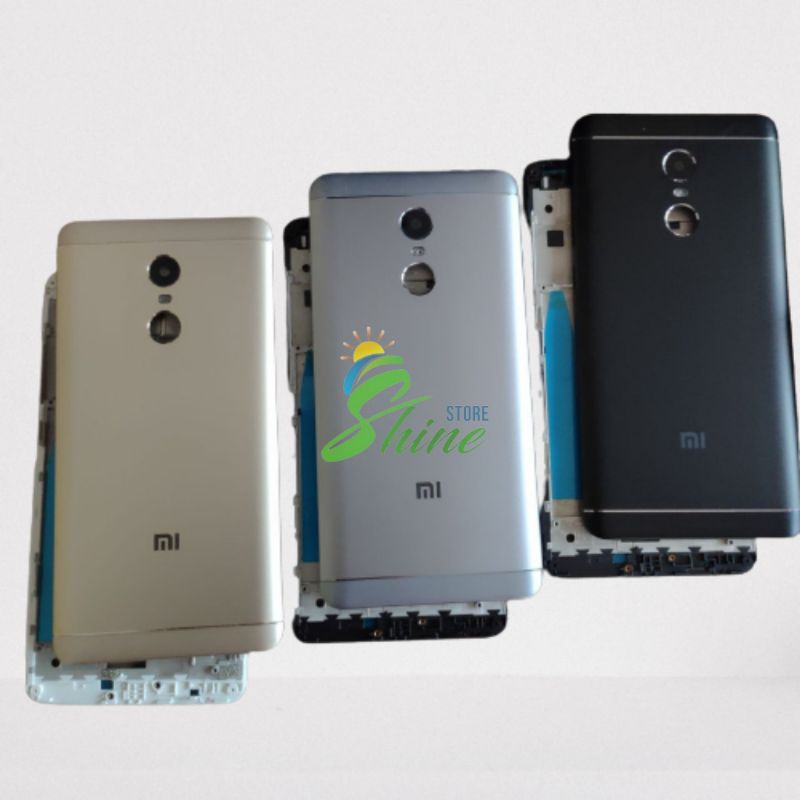 Casing Fullset Xiaomi Redmi Note 4 / Note 4X Versi Snapdragon Backdoor Tutup Belakang + Frame Tulang