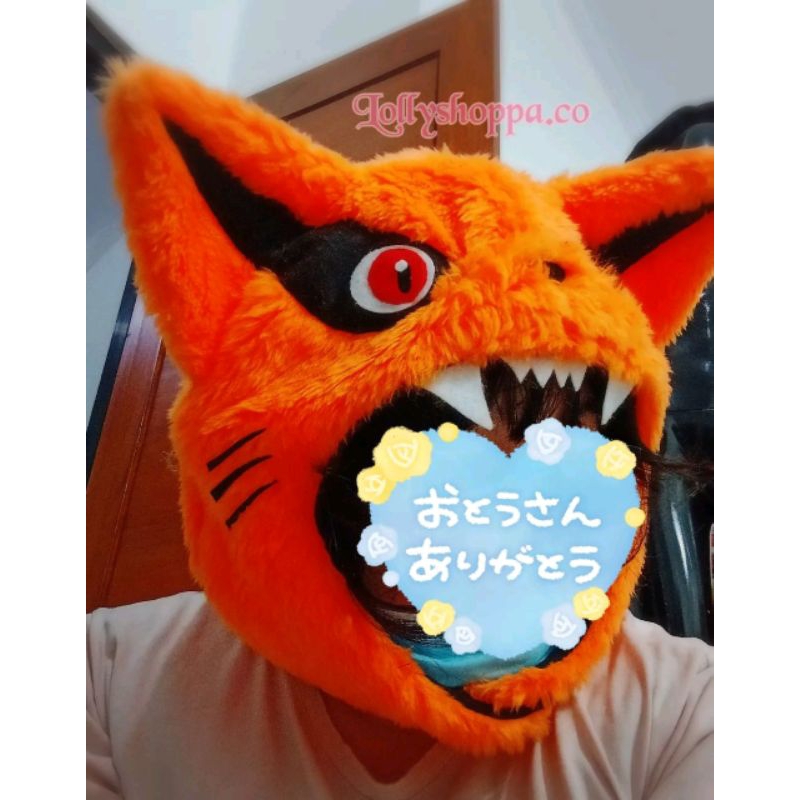 Topi Kurama/ Kurama hat/ Naruto hat/Topi Kyubi/Kyubi Naruto