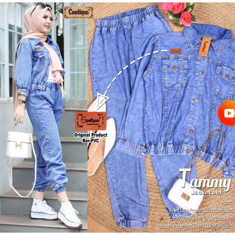 TAMMY JACKET SET by ORI CANTIQUE (Harap Chat Dulu)