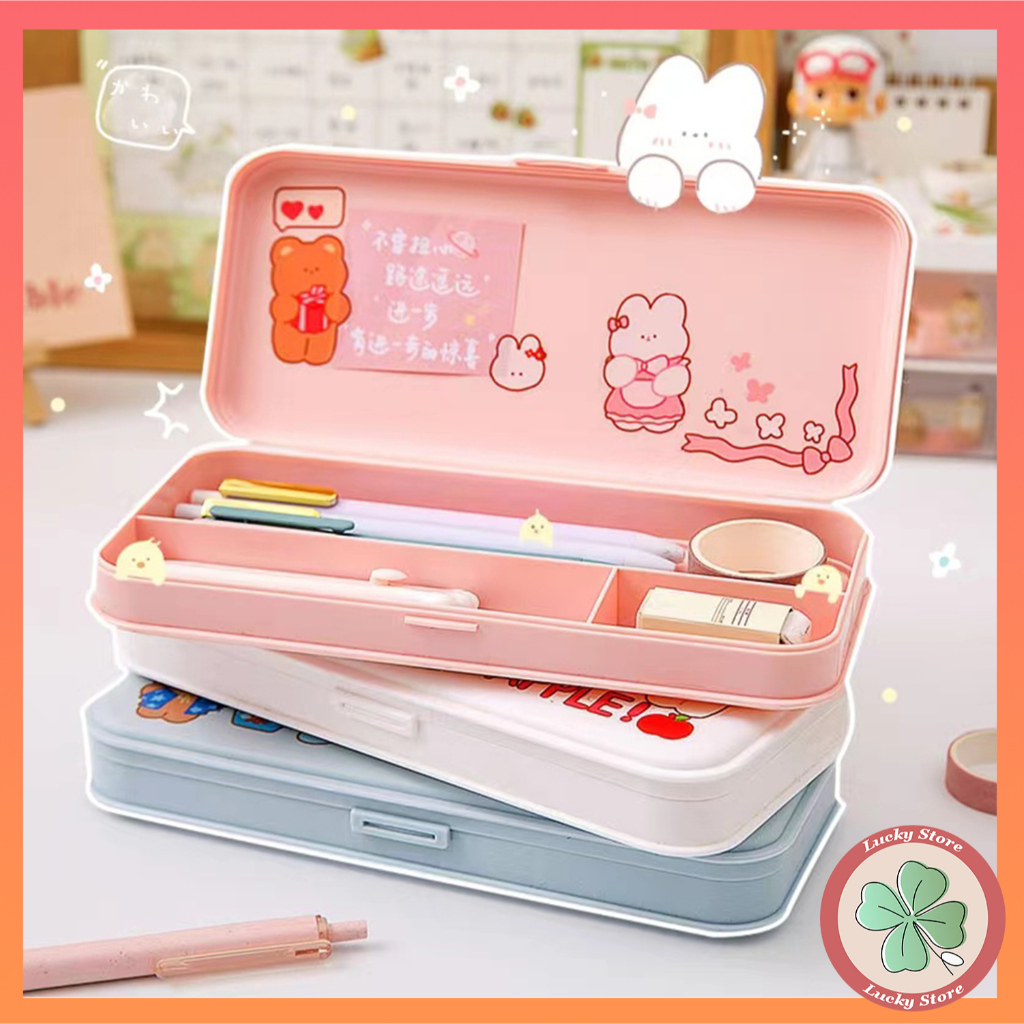 

Kotak Pensil Minimalis Pencil Case Aesthetic pencil box for student organization / Alat Tulis Portabel / Penyimpanan Tas Pena/Kotak Pensil Multifungsi/ Kotak Pena/Stationary box