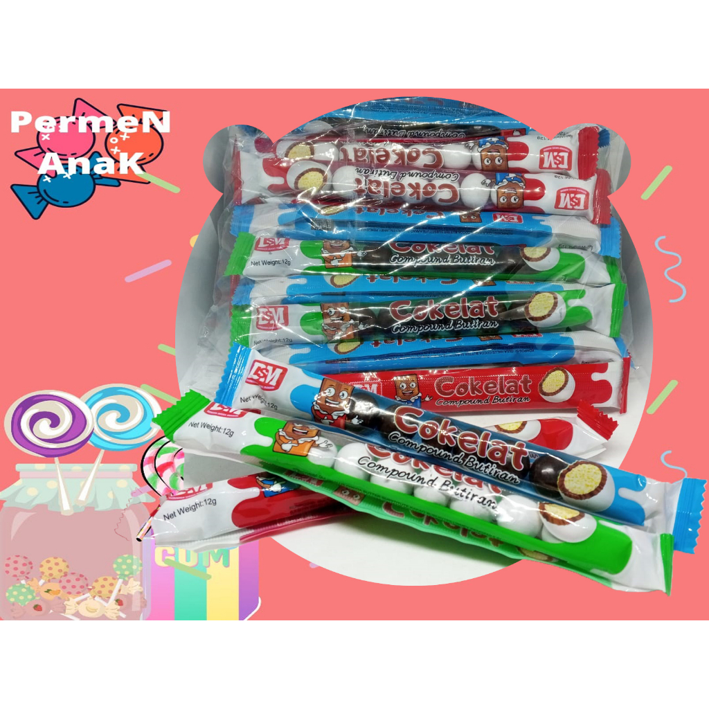 

permen anak warung coklat bulat DSM 30pcs