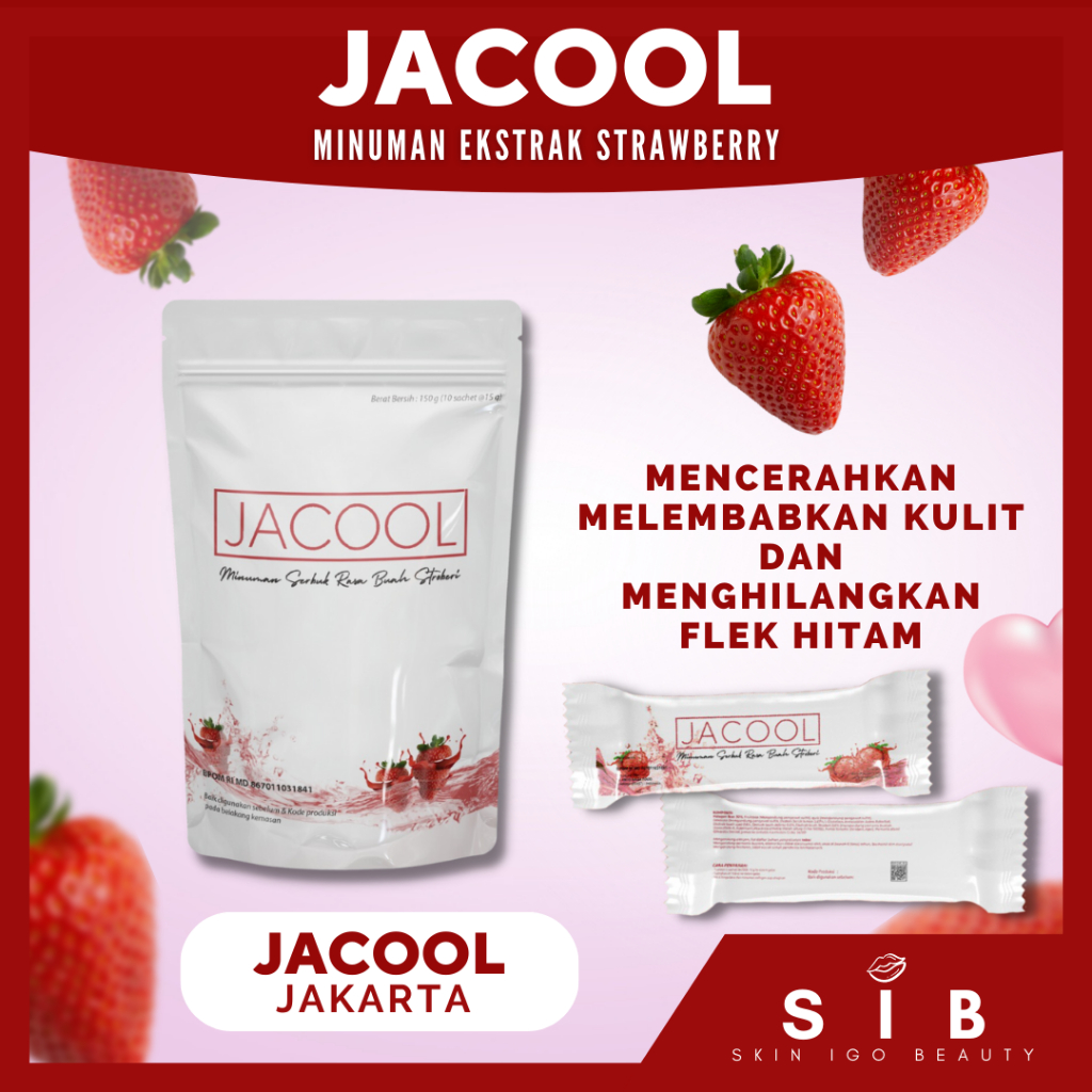 Jacool Sachet Beauty Drink Minuman Collagen Colagen Terbaik Kolagen Suplemen Kecantikan Pemutih Kuli