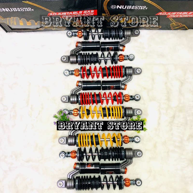 SHOCK BREAKER NUI RACING PROJECT 280MM 320MM 340MM TABUNG ATAS ORIGINAL SHOCKBREAKER JUPITER RXKING RX KING CB TIGER F1ZR JUPITER W175 MODEL KTC EXTREME KLIK REBOUND FUNGSI KLICK UNIVERSAL