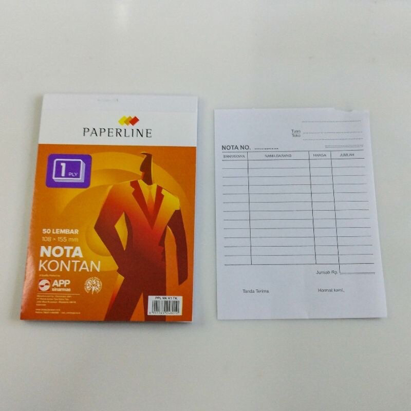 

Nota kecil Paperline 1Ply