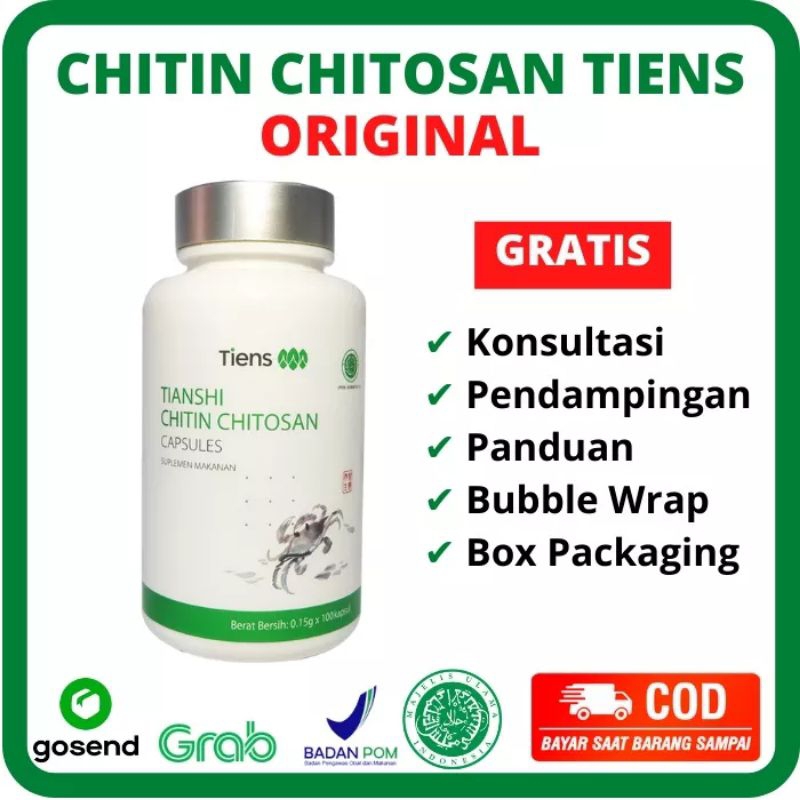 CHITIN CHITOSAN TIENS ORIGINAL MENURUNKAN BERAT BADAN TERBAIK