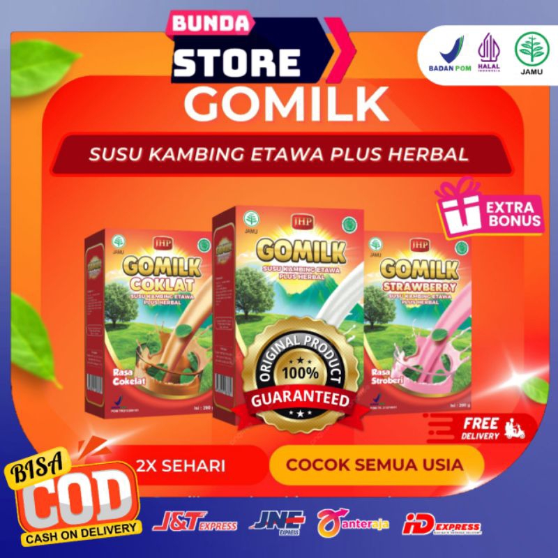 

Gomilk Susu Kambing Etawa Original Plus Herbal