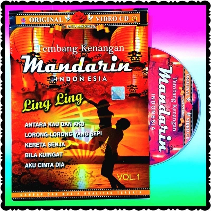 KASET ORIGINAL VCD LAGU KARAOKE TEMBANG KENANGAN MANDARIN INDONESIA-LAGU KARAOKE TEMBANG KENANGAN-LA