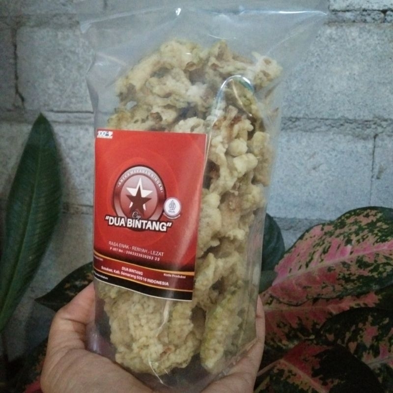 

dua bintang Keripik PARE cemilan jajanan tradisional snack 250gr