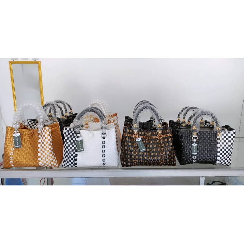 Tas Anyaman Jali Premium Mutiara Kondangan Pesta || Tas jali handel mutiara