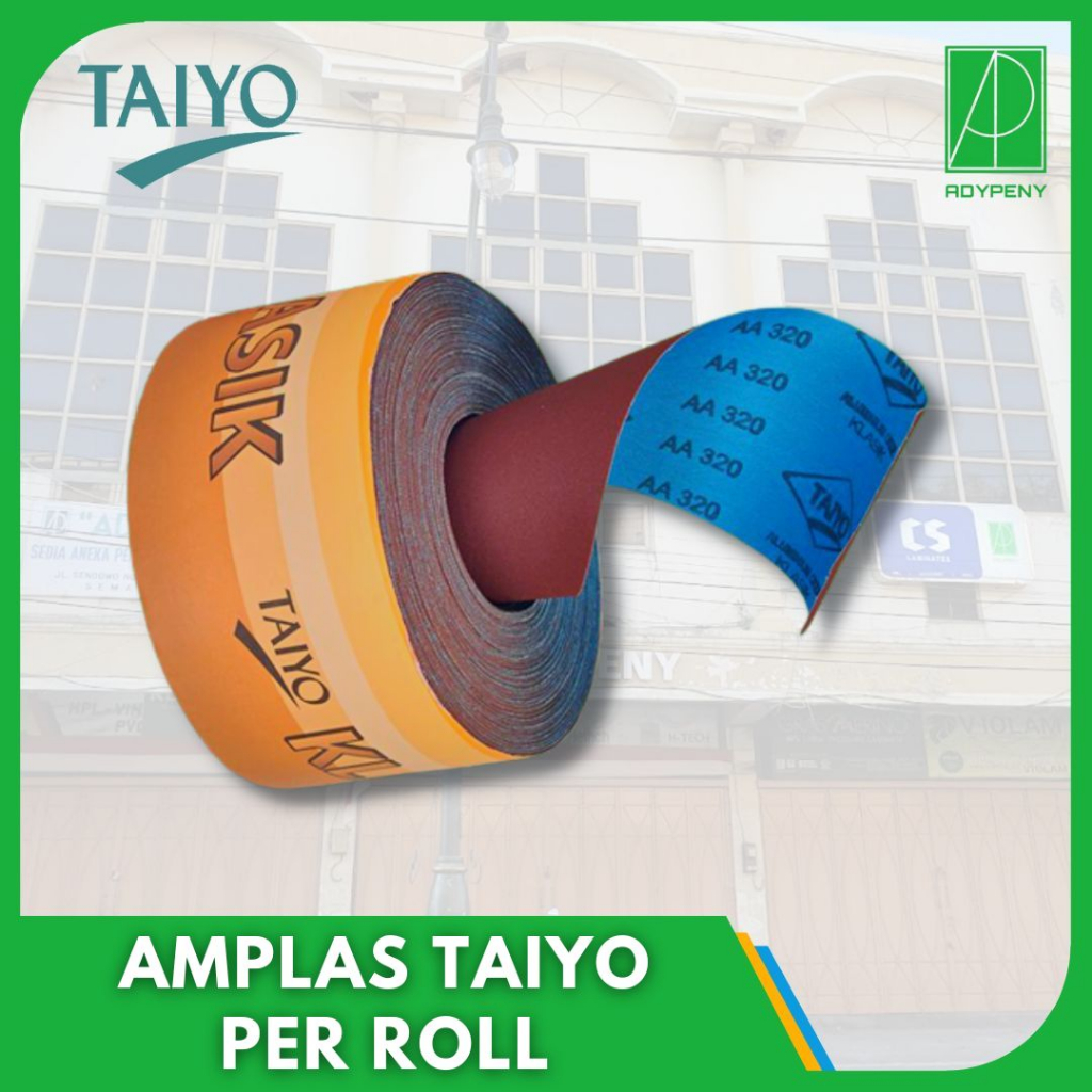 Amplas Taiyo Per Roll (80, 100, 120, 150, 180, 240, 400)