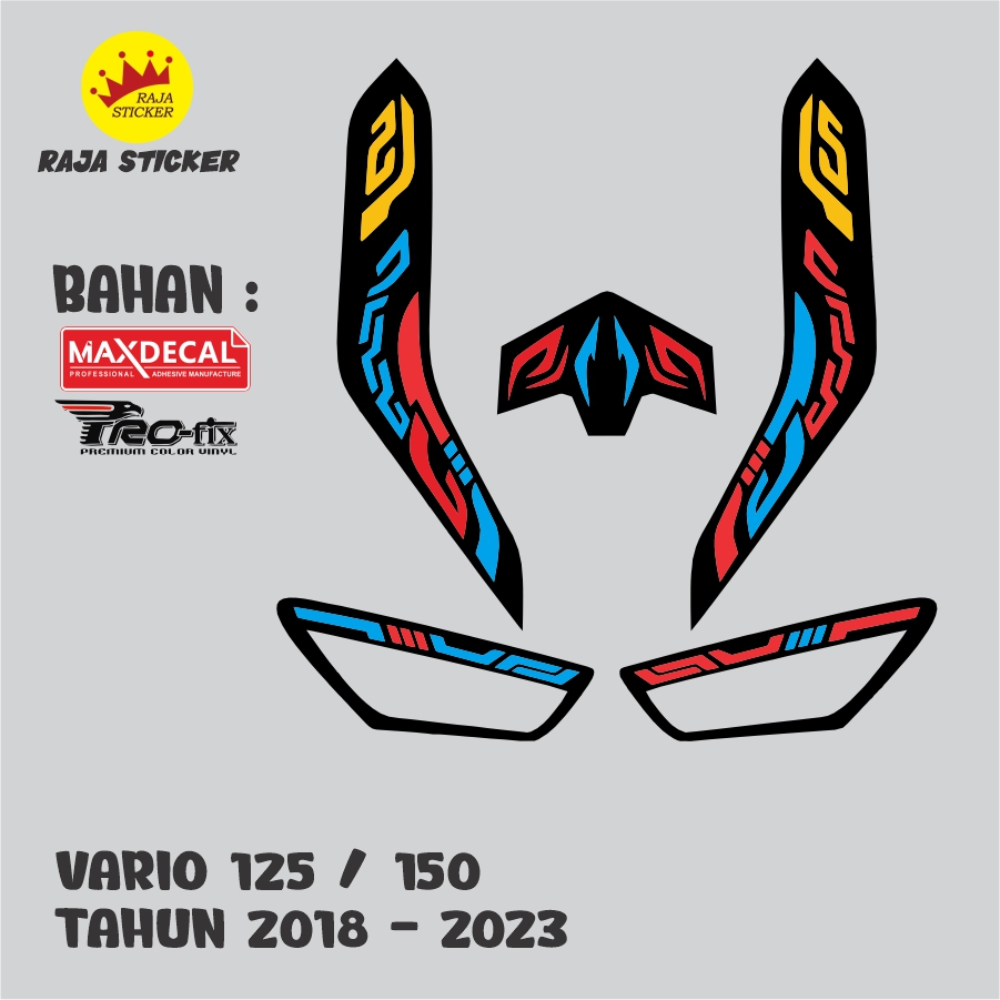 lampu alis vario 125 / lampu alis vario 150 / sticker lampu alis vario 125