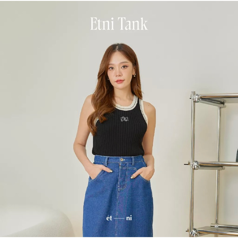 Etni Tank Top in Black Shop Etni