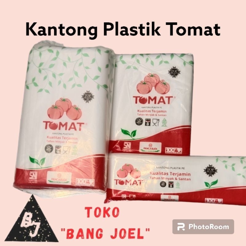 Kantong Plastik Tomat 250Gram / Plastik Buram Tebal Premium Cap Tomat Ukuran 20x35 , 6x20 , 15x35